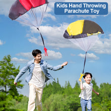 Load image into Gallery viewer, Outdoor Game Child Hand Throwing Parachute Flying Toy Tangle-free Throw Watch Landing Mini Soldier Camouflag Kids Outdoor Toys