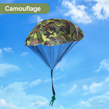Load image into Gallery viewer, Outdoor Game Child Hand Throwing Parachute Flying Toy Tangle-free Throw Watch Landing Mini Soldier Camouflag Kids Outdoor Toys