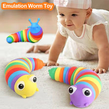 Load image into Gallery viewer, 3D Fidget Slug Articulated Realistic Insects Toy Fun Crawling Sensory Toy Can Be Twisted Casually Pleasant Release Stress