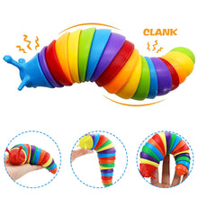 Load image into Gallery viewer, 3D Fidget Slug Articulated Realistic Insects Toy Fun Crawling Sensory Toy Can Be Twisted Casually Pleasant Release Stress