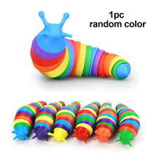 Load image into Gallery viewer, 3D Fidget Slug Articulated Realistic Insects Toy Fun Crawling Sensory Toy Can Be Twisted Casually Pleasant Release Stress