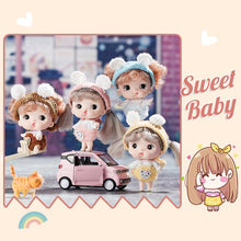 Load image into Gallery viewer, Bear Diary Doll Mini Pocket Dolls Cute Surprise Face Girl Doll With Clothes Dolls Toys Gift for Girls