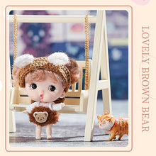 Load image into Gallery viewer, Bear Diary Doll Mini Pocket Dolls Cute Surprise Face Girl Doll With Clothes Dolls Toys Gift for Girls