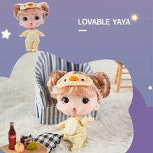 Load image into Gallery viewer, Pajama Diary Doll Mini Pocket Dolls Cute Surprise Face Girl Doll With Clothes Dolls Toys Gift for Girls