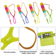Load image into Gallery viewer, Outdoor Shining Rocket Flash LED Light Slingshot Elastic Helicopter Rotating Outdoor Flying Toy Arrow Party Gift Childrens Favor