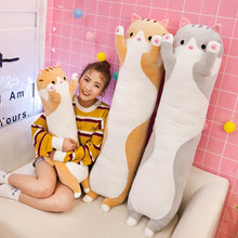 Load image into Gallery viewer, Cute Soft Long Cat Pillow Plush Toys Stuffed Pause Office Nap Pillow Bed Sleep Pillow Home Decor Gift Doll for Kids Girl