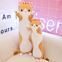 Load image into Gallery viewer, Cute Soft Long Cat Pillow Plush Toys Stuffed Pause Office Nap Pillow Bed Sleep Pillow Home Decor Gift Doll for Kids Girl