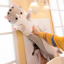 Load image into Gallery viewer, Cute Soft Long Cat Pillow Plush Toys Stuffed Pause Office Nap Pillow Bed Sleep Pillow Home Decor Gift Doll for Kids Girl