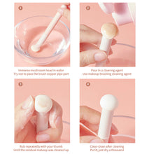 Load image into Gallery viewer, Makeup Concealer Brush Sponge Mushroom Head Black Eye Circles Tear Ditch Nasolabial Concealer Brush Even Makeup Brush