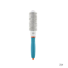 Load image into Gallery viewer, Hairdressing Comb Modeling Ceramic Rolling Comb Cylinder Nylon Curling Comb Curling Comb Ceramic Aluminum Tube Comb