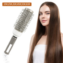 Load image into Gallery viewer, Wire Air Aluminum Tube Rolling Comb Air Curling Hair Salon Modeling Round Rolling Comb Drying Curling Comb Ceramic Nano Hairbrush