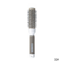 Load image into Gallery viewer, Wire Air Aluminum Tube Rolling Comb Air Curling Hair Salon Modeling Round Rolling Comb Drying Curling Comb Ceramic Nano Hairbrush