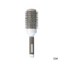 Load image into Gallery viewer, Wire Air Aluminum Tube Rolling Comb Air Curling Hair Salon Modeling Round Rolling Comb Drying Curling Comb Ceramic Nano Hairbrush