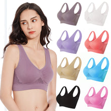 Load image into Gallery viewer, Women Yoga Underwear Padded Crop Tops Underwear Gym Top Yoga Sport Bra Breathable Fitness Running Vest Yoga Bras