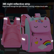 Load image into Gallery viewer, Kid Cute Backpack Unicorn School Bag Primary School Bag Unicorn Dinosaur Bagpack For Boys and Girls Lightweight Backpack