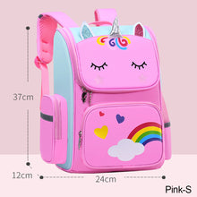 Load image into Gallery viewer, Kid Cute Backpack Unicorn School Bag Primary School Bag Unicorn Dinosaur Bagpack For Boys and Girls Lightweight Backpack