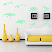 Load image into Gallery viewer, Glow in Dark Dinosaur Wall Sticker Jurassic World Luminous Wall Sticker Kids Room Decal Fluorescent Home Decoration
