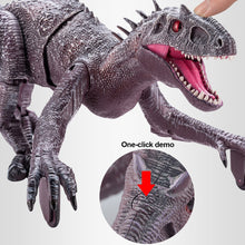Load image into Gallery viewer, 2.4G RC Electric Walking Dinosaur D-Rex Raptor Toys Remote Control Velociraptor Model Christmas Gifts for Kids Children