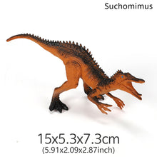 Load image into Gallery viewer, 12 styles 15cm Small Dinosaur Model Toy Jurassic Tyrannosaurus Raptor Triceratops Ankylosaur Stegosaurus Gift for Kids