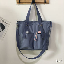 Load image into Gallery viewer, Women's Bag Casual Large Capacity Handbags Student Ins Waterproof Cross Bag Simple Fashion Sling Canvas Bag Zipper Crossbody Tote Shoulder Bags