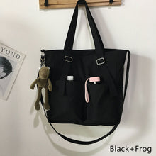 Load image into Gallery viewer, Women's Bag Casual Large Capacity Handbags Student Ins Waterproof Cross Bag Simple Fashion Sling Canvas Bag Zipper Crossbody Tote Shoulder Bags