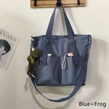 Load image into Gallery viewer, Women's Bag Casual Large Capacity Handbags Student Ins Waterproof Cross Bag Simple Fashion Sling Canvas Bag Zipper Crossbody Tote Shoulder Bags
