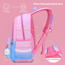 Load image into Gallery viewer, Waterproof Elementary School Bag 1-2-3-4-5-6 Grade Children Bag for 6-12 Years Old Decompression Primary Princess Backpack