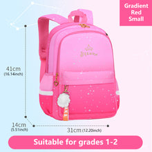 Load image into Gallery viewer, Waterproof Elementary School Bag 1-2-3-4-5-6 Grade Children Bag for 6-12 Years Old Decompression Primary Princess Backpack