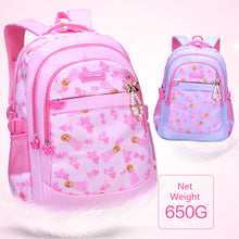 Load image into Gallery viewer, Waterproof Elementary School Bag 1-2-3-4-5-6 Grade Children Bag for 6-12 Years Decompression Primary Princess Backpack
