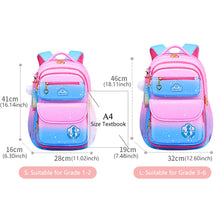 Load image into Gallery viewer, School Bag Kids Backpack Girls Princess Waterproof Children Elementary Shoulder Bag Backpack