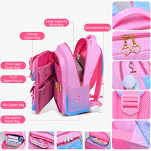 Load image into Gallery viewer, School Bag Kids Backpack Girls Princess Waterproof Children Elementary Shoulder Bag Backpack