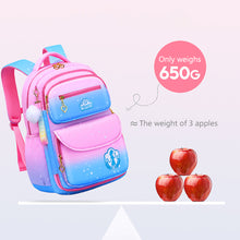 Load image into Gallery viewer, School Bag Kids Backpack Girls Princess Waterproof Children Elementary Shoulder Bag Backpack
