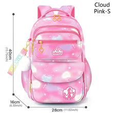 Load image into Gallery viewer, School Bag Kids Backpack Girls Princess Waterproof Children Elementary Shoulder Bag Backpack