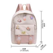 Load image into Gallery viewer, Large Capacity Shoulder Bag Casual Travel Backpack Korean Style Student Female Simple Schoolbag