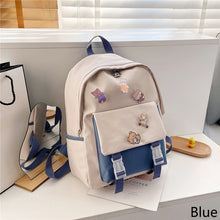 Load image into Gallery viewer, Large Capacity Shoulder Bag Casual Travel Backpack Korean Style Student Female Simple Schoolbag
