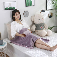 Load image into Gallery viewer, 5V USB Electric Heating Flannel Blankets Multifunctional Portable Winter Warm Heating Blanket Pocket Safe Comfortable for Body