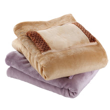 Load image into Gallery viewer, 5V USB Electric Heating Flannel Blankets Multifunctional Portable Winter Warm Heating Blanket Pocket Safe Comfortable for Body