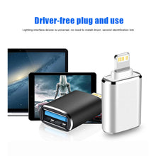 Load image into Gallery viewer, USB 3.0 OTG Adapter For iPhone 13 12 11 Pro XS Max XR X 8 Plus 7 6s iPad Lighting Male to USB 3.0 Adapter for iOS 13 above