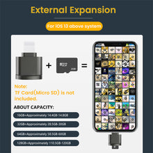 Load image into Gallery viewer, For iPhone Card Reader Micro SD TF Card Reader Adapter for iOS 13 Above System External OTG Memory Card Reader For iPhone 13 12