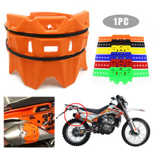 Load image into Gallery viewer, Universal Motorcycle Silencer Round Oval Exhaust Muffler Protector Cover For HONDA KTM Yamaha Husqvarna Dirt Pit Bike