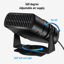 Load image into Gallery viewer, 2 IN 1 Car Heater 12V/24V Electric Cooling Heating Fan Portable Electric Dryer Windshield Demister Defroster Fan Car Ornaments
