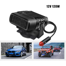 Load image into Gallery viewer, 2 IN 1 Car Heater 12V/24V Electric Cooling Heating Fan Portable Electric Dryer Windshield Demister Defroster Fan Car Ornaments