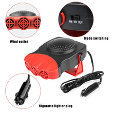 Load image into Gallery viewer, 12V150 Portable Auto Heater Defroster Demister Heater 360 Degree ABS Heating Cooling Fan For Cars Trucks Car Accessories