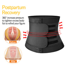 Load image into Gallery viewer, Abdominal Band Waistband Adjustable Three Row Buckle Belt Fat Burning Slimming Waistband for Men Women