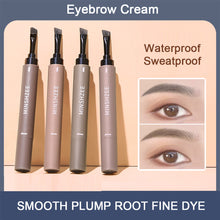 Load image into Gallery viewer, Natural Stereoscopic Eyebrow Cream Double Head Multifunctional Waterproof Sweatproof Non-smudging Eyebrow Cream Cosmetics