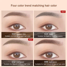 Load image into Gallery viewer, Natural Stereoscopic Eyebrow Cream Double Head Multifunctional Waterproof Sweatproof Non-smudging Eyebrow Cream Cosmetics