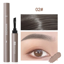 Load image into Gallery viewer, Natural Stereoscopic Eyebrow Cream Double Head Multifunctional Waterproof Sweatproof Non-smudging Eyebrow Cream Cosmetics