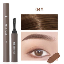 Load image into Gallery viewer, Natural Stereoscopic Eyebrow Cream Double Head Multifunctional Waterproof Sweatproof Non-smudging Eyebrow Cream Cosmetics