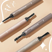 Load image into Gallery viewer, Natural Stereoscopic Eyebrow Cream Double Head Multifunctional Waterproof Sweatproof Non-smudging Eyebrow Cream Cosmetics