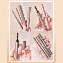 Load image into Gallery viewer, Natural Stereoscopic Eyebrow Cream Double Head Multifunctional Waterproof Sweatproof Non-smudging Eyebrow Cream Cosmetics